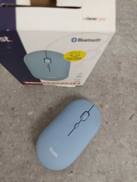 Mysz bezprzewodowa Trust Puck 1600 dpi Niebieska