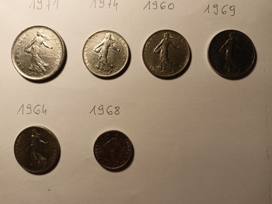 Franki 5, 1, 1/2 jeden z 1964