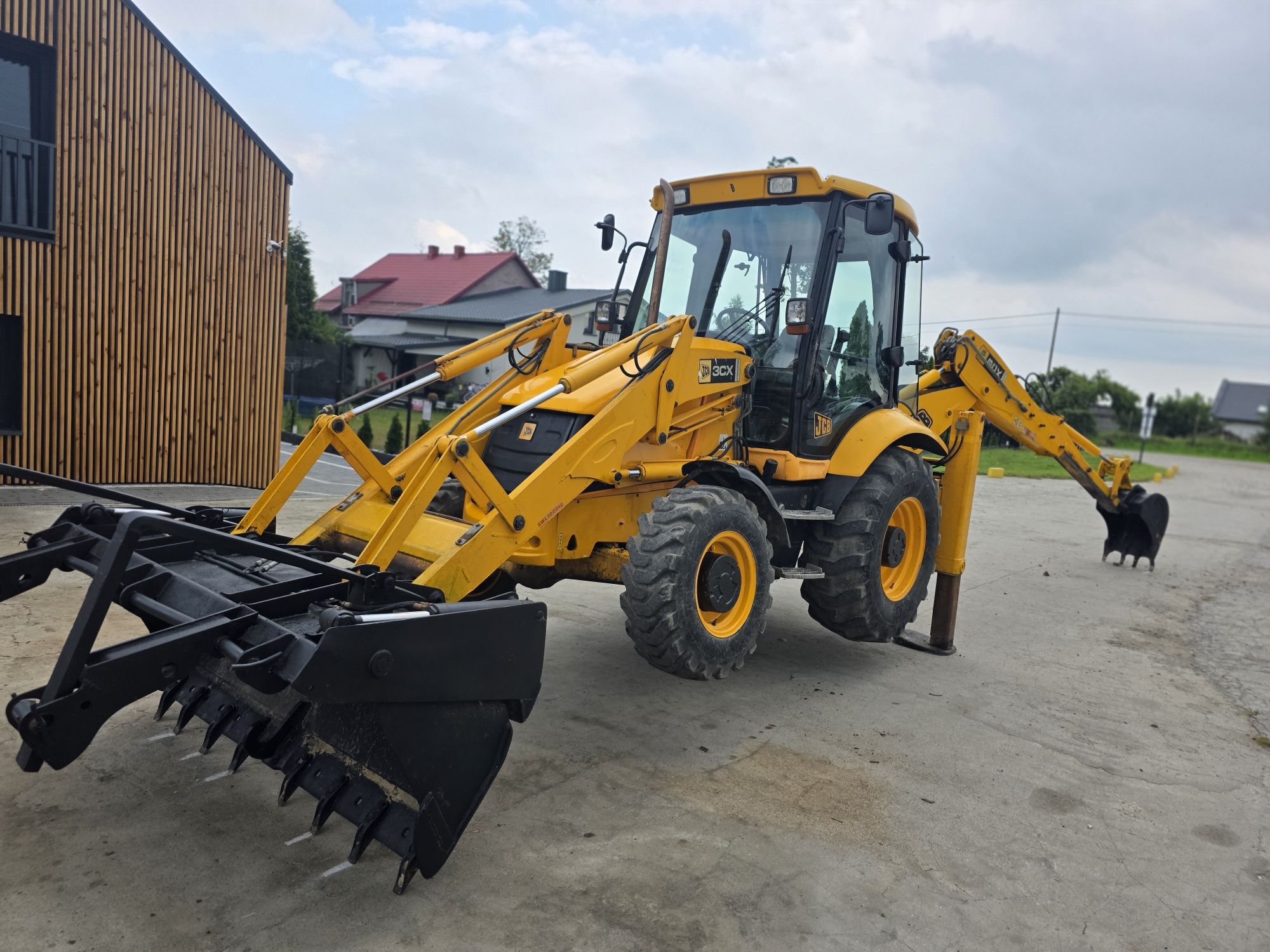 JCB 3CX Sitemaster 4x4 Widły Krokodyl Teleskop Manual Brutto