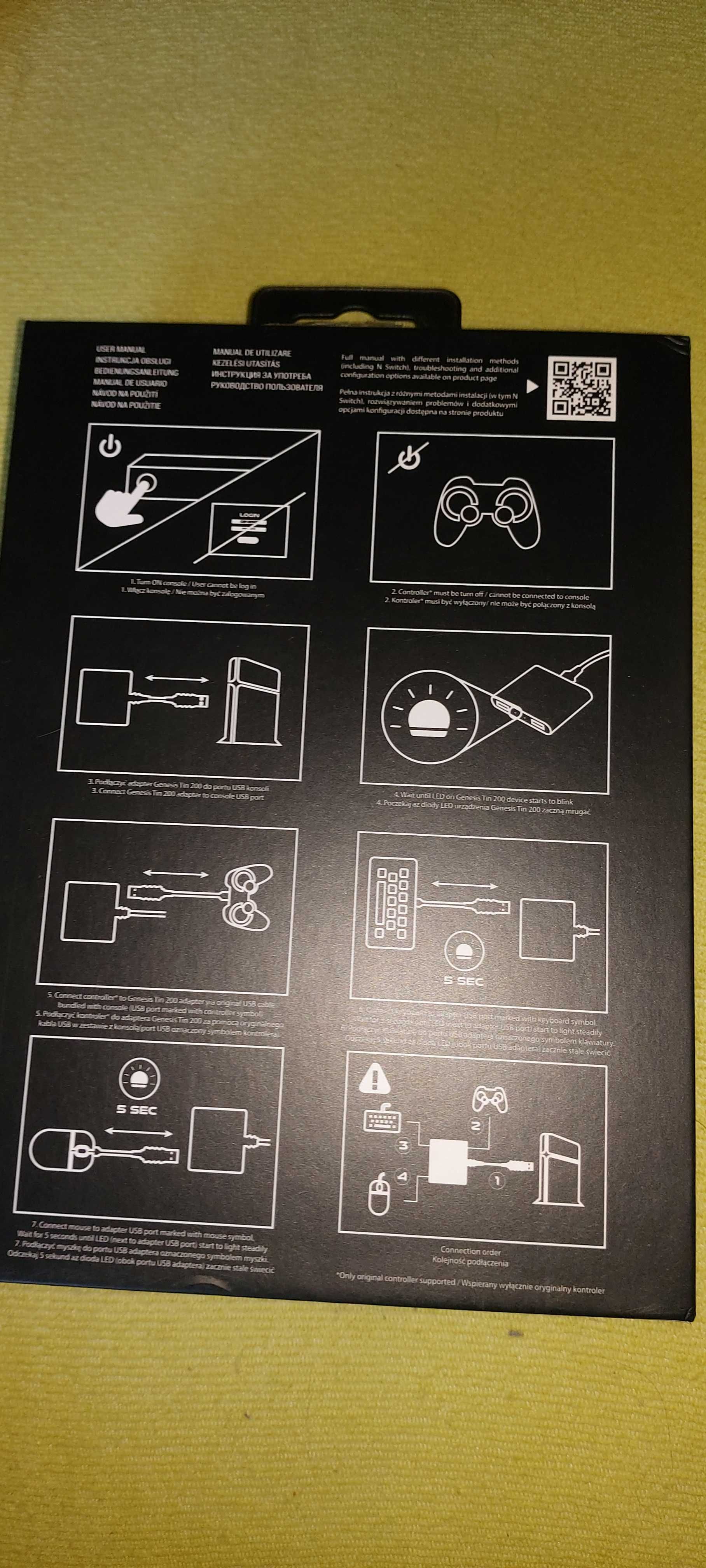 Adapter Tin200 dla ps3/ps4/xbox/xone/switch