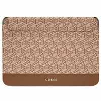 Guess Sleeve Gucs14Hgcfsew 14" Brązowy/Brown Gcube Stripes