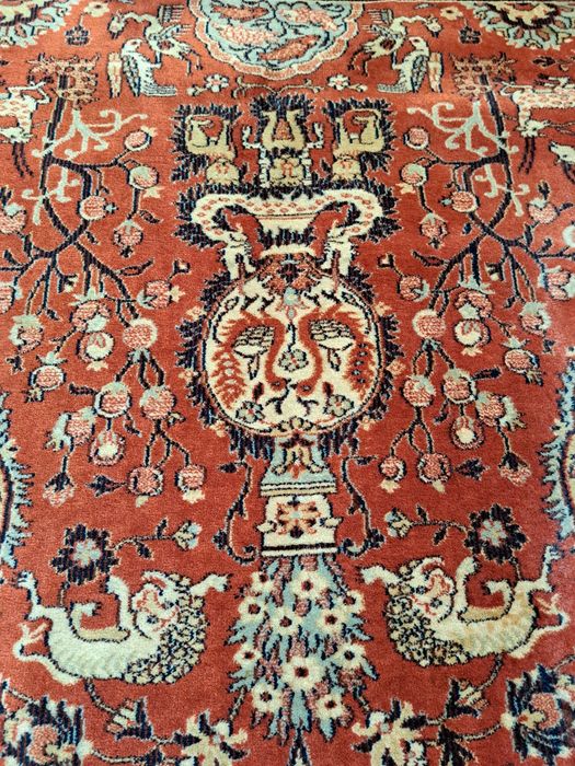 Przepiękny perski maszynowo tkany wełniany dywan 240x347cm nr 1341
