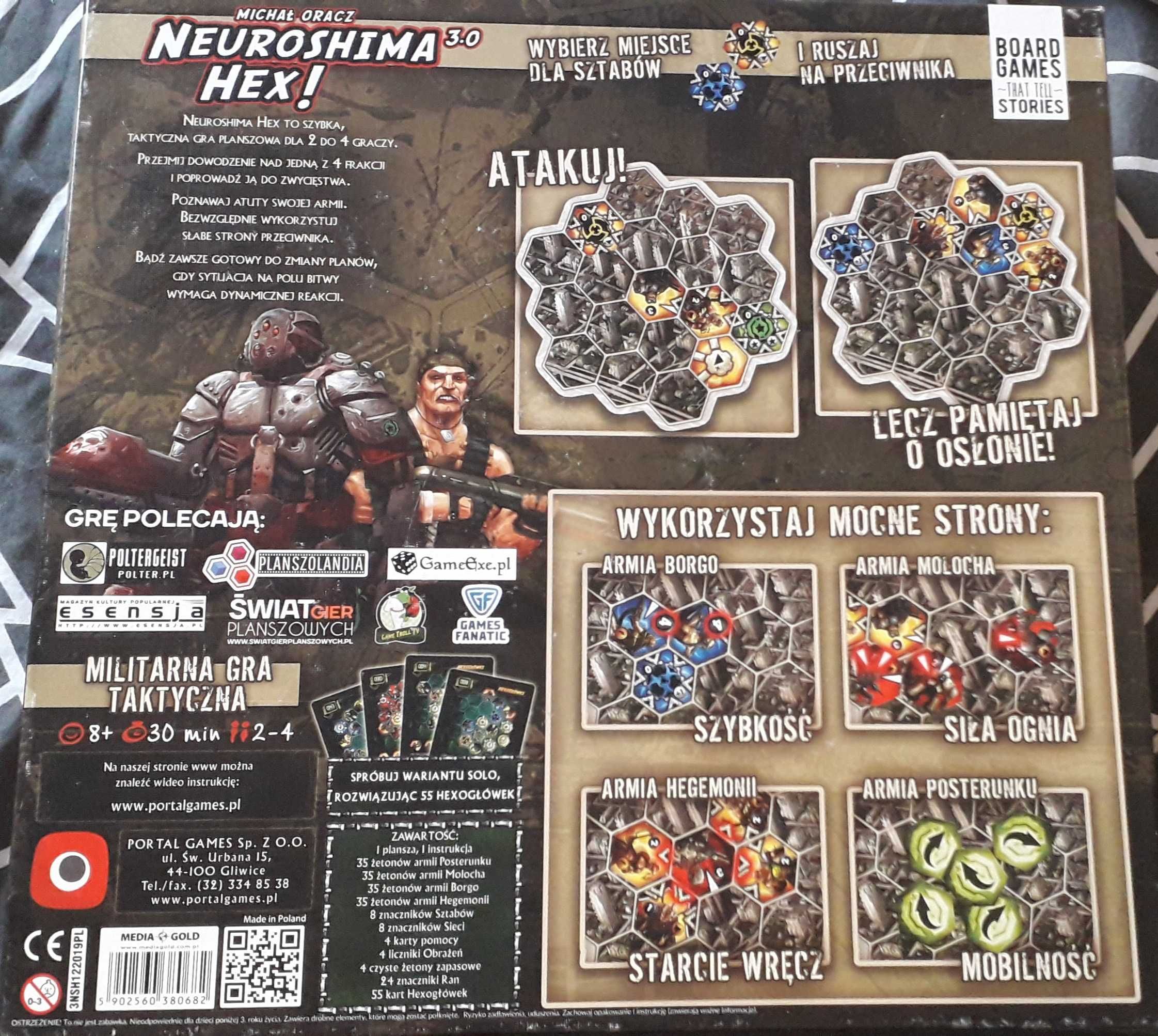 Neuroshima Hex 3.0 cały zestaw