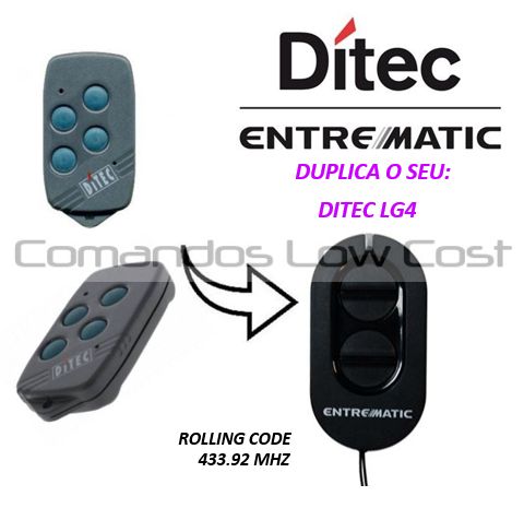 Comando original DITEC ZEN2 e ZEN4 (GOL4)