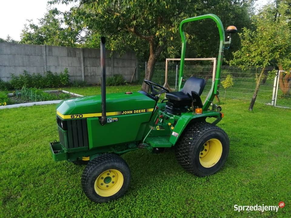 Traktorek traktor John Deere 670 4x4