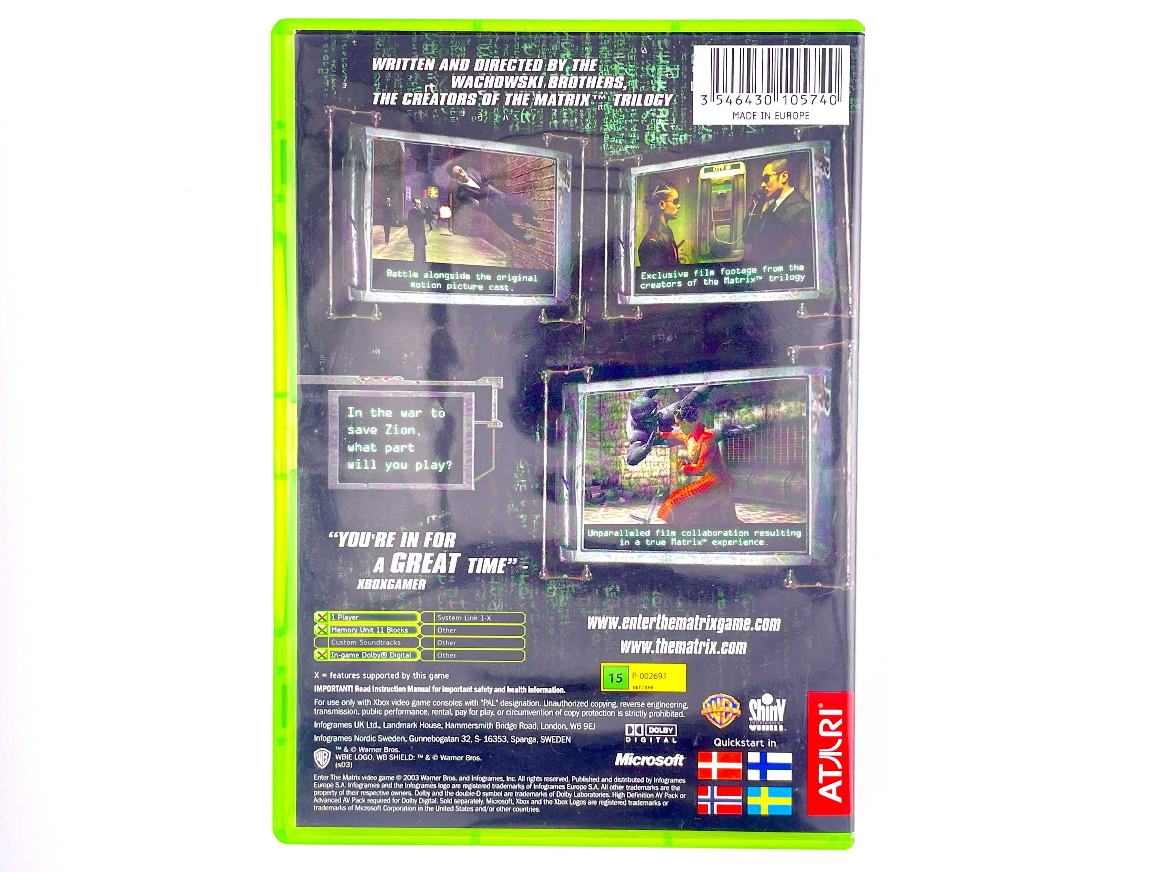 Enter The Matrix Xbox VIMAGCO.PL Bydgoszcz Śniadeckich 11