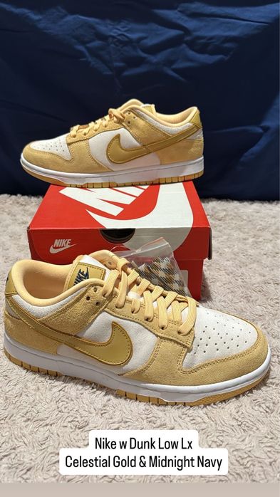 Nike Dunk Low LX "Gold Suede"