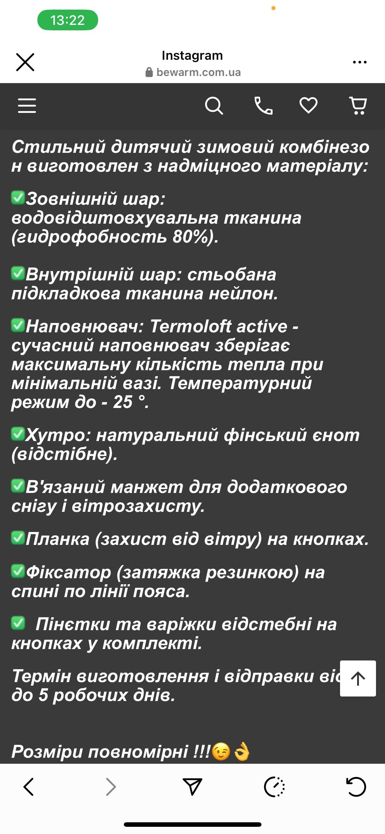 Зимний комбинезон Bewarm
