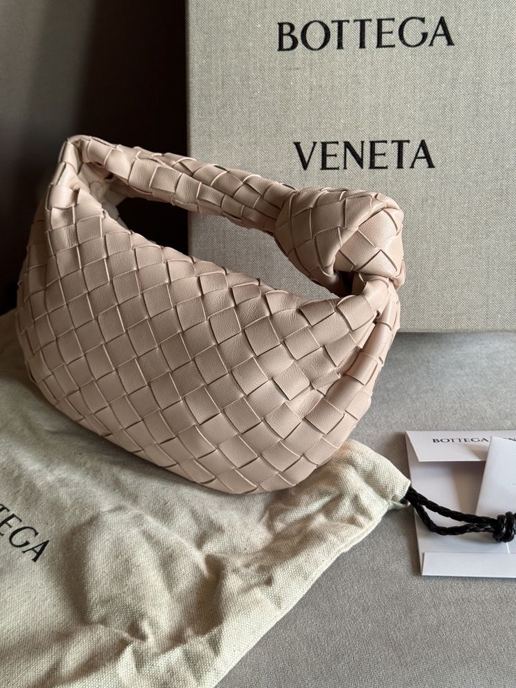 Сумка Bottega Veneta Jodie mini pink рожева