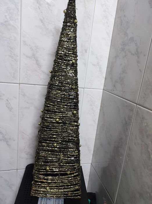 Árvore de natal dourada