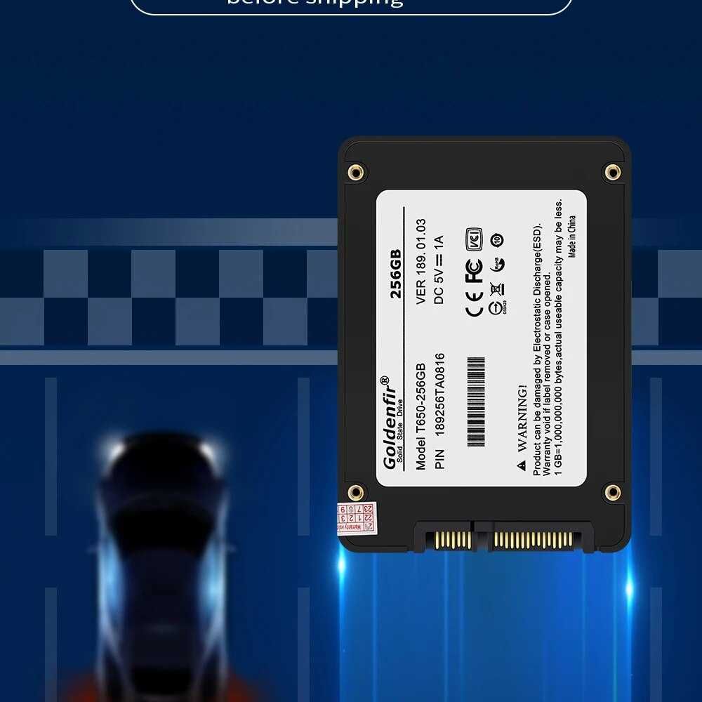 Новий  накопичувач 120 ГБ. Goldenfir SSD 2,5 ' 2,5 SATA III