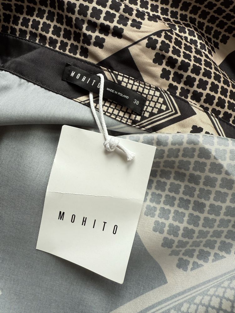 Sukienka midi Mohito 38 – nowa, wzór vintage, kobieca i stylowa