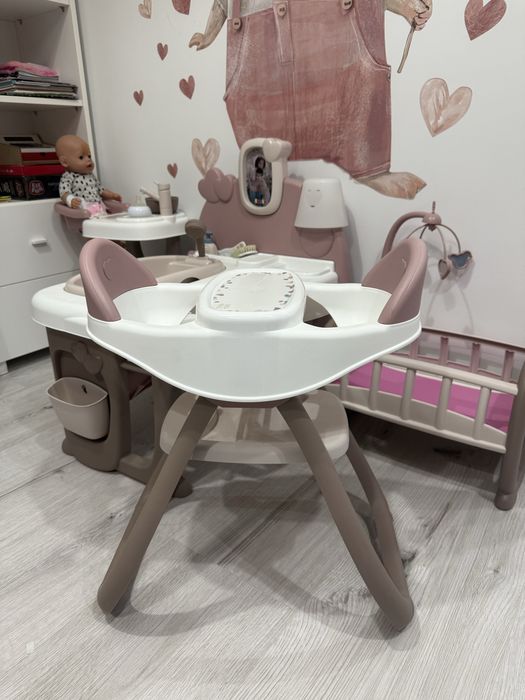 Smoby kącik opiekunki z dodatkowym krzesełkiem