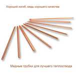 Теплоотводная медная трубка Heatsink 80x8x3 мм 390w/mk охлаждение ноут