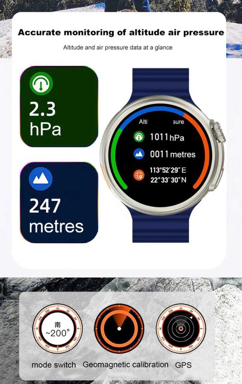 Смарт годинник Z78 Ultra Smart Watch Чорний