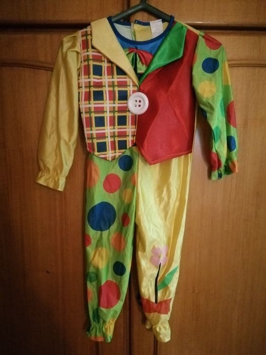 Fato carnaval Palhaço (3 anos)