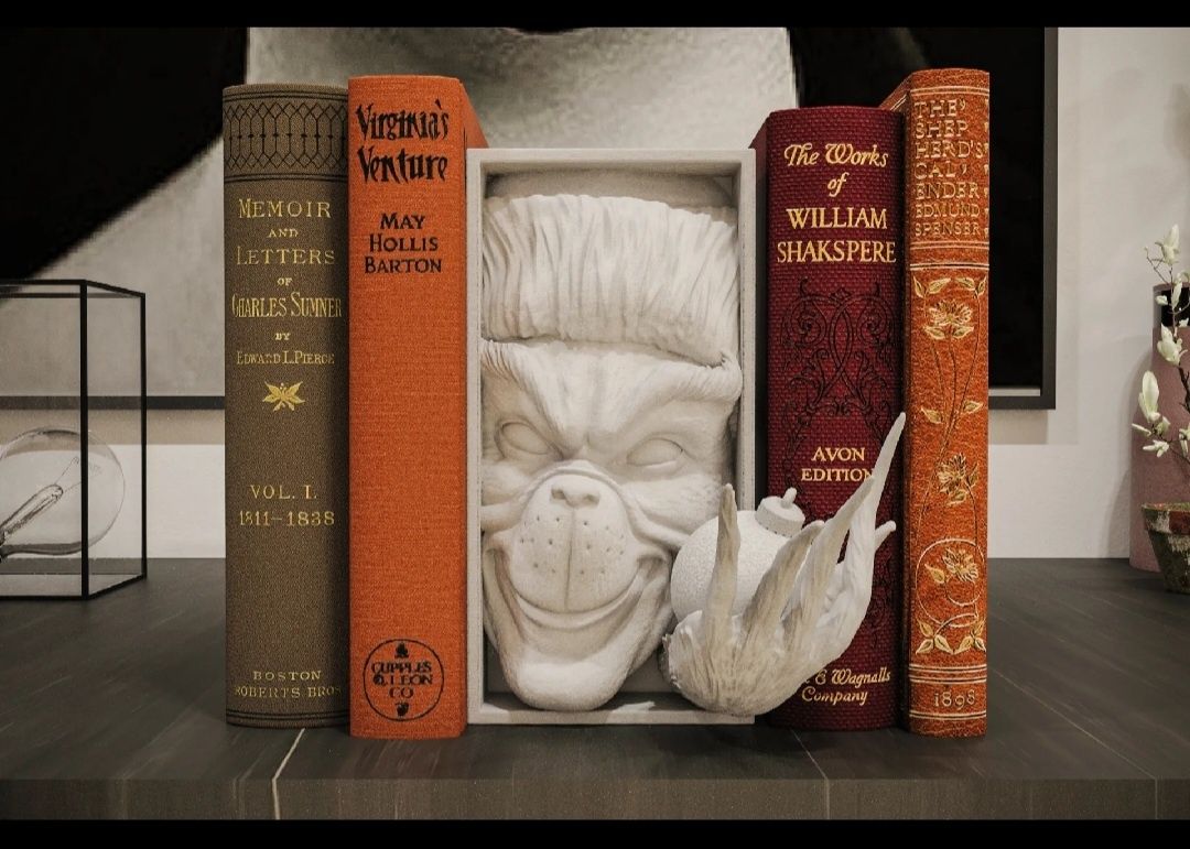 Book Nook „Grinch”