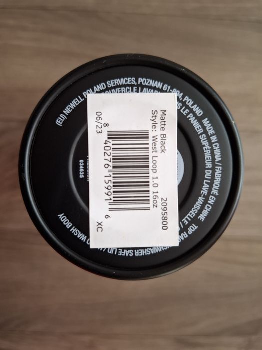 Kubek termiczny Contigo West Loop 1.0 470 ml czarny matowy