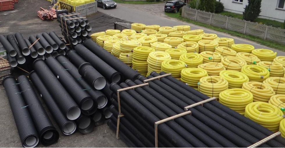 Rura Kanalizacyjna Pcv Rury Korugowane fi 1000 KARBOWANE PP MOSTKOWE