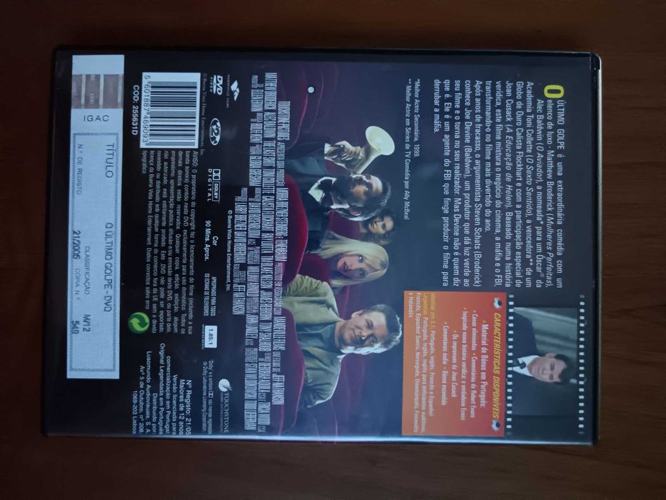 filme dvd original -o ultimo golpe