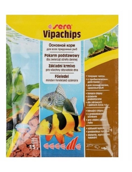 Sera pokarm dla ryb chipsy tonące sasz.15g