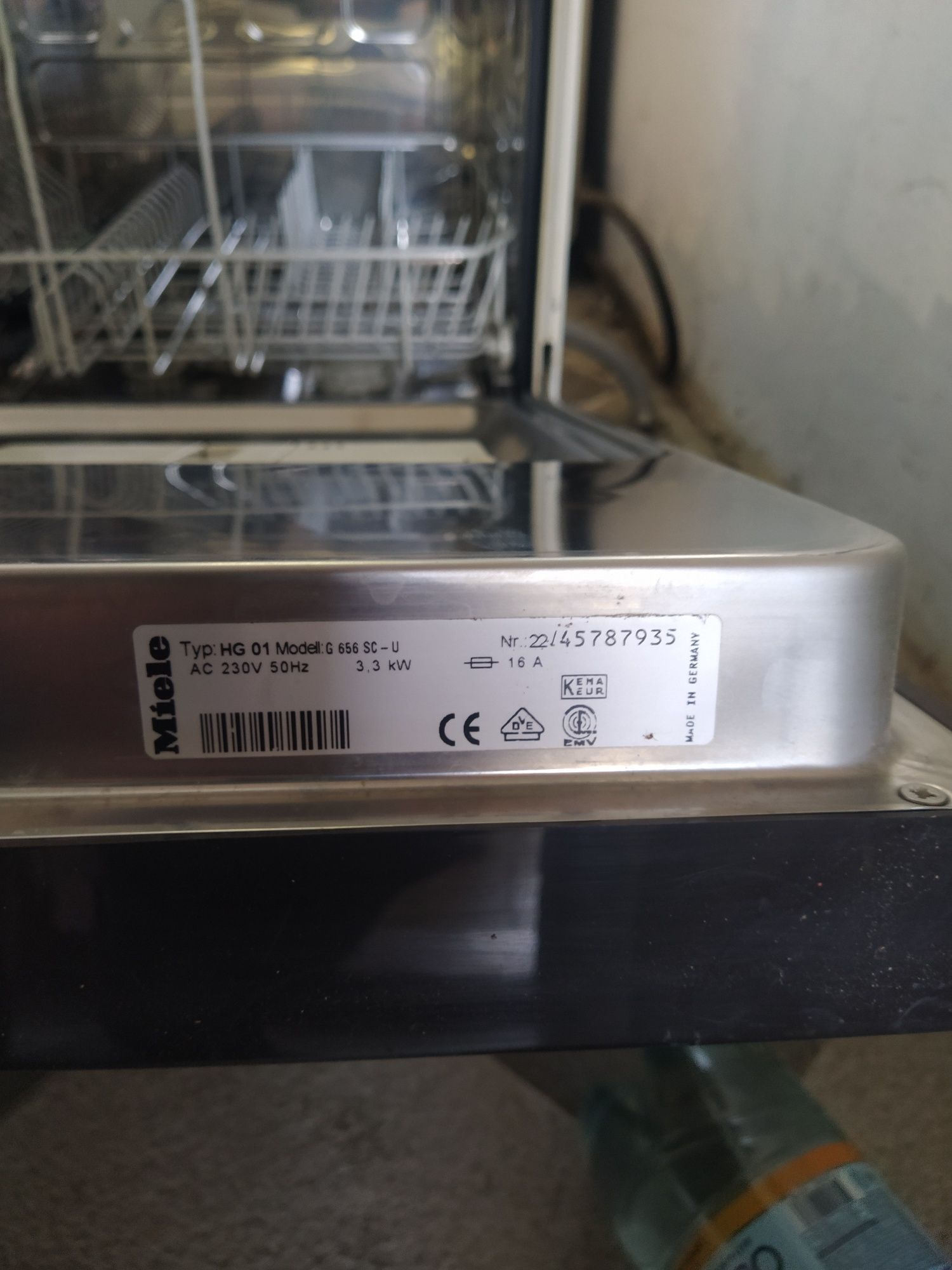Посудомийні машина Miele G 656 під забудову