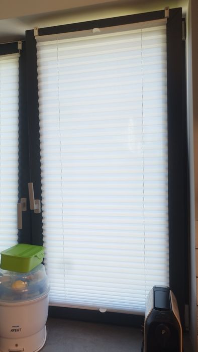 Plisy białe 57x150 2szt.