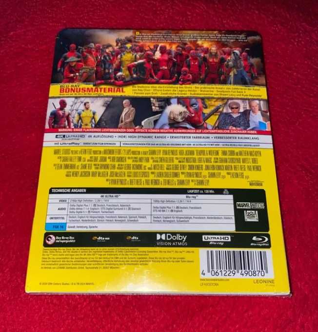 Deadpool Wolverine 4K UHD Steelbook PL