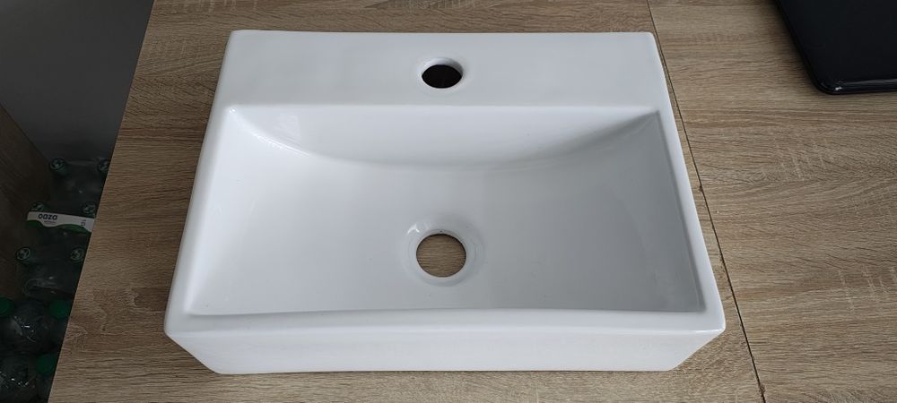 Umywalka nablatowa, slim