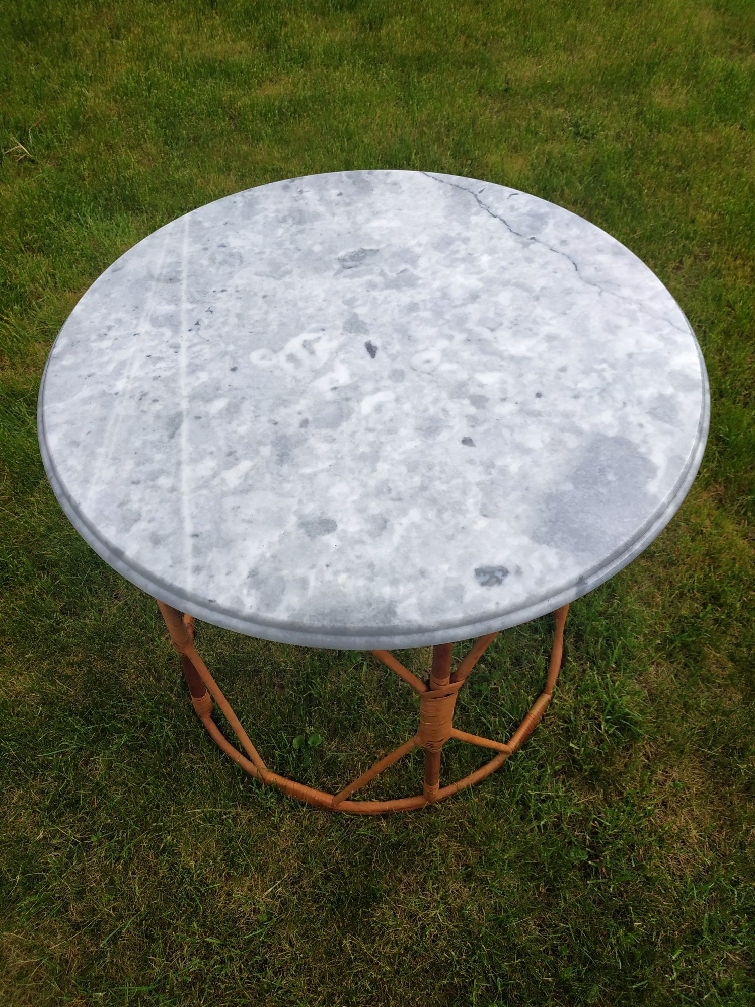 Blat do stolika marmurowy 70 cm
