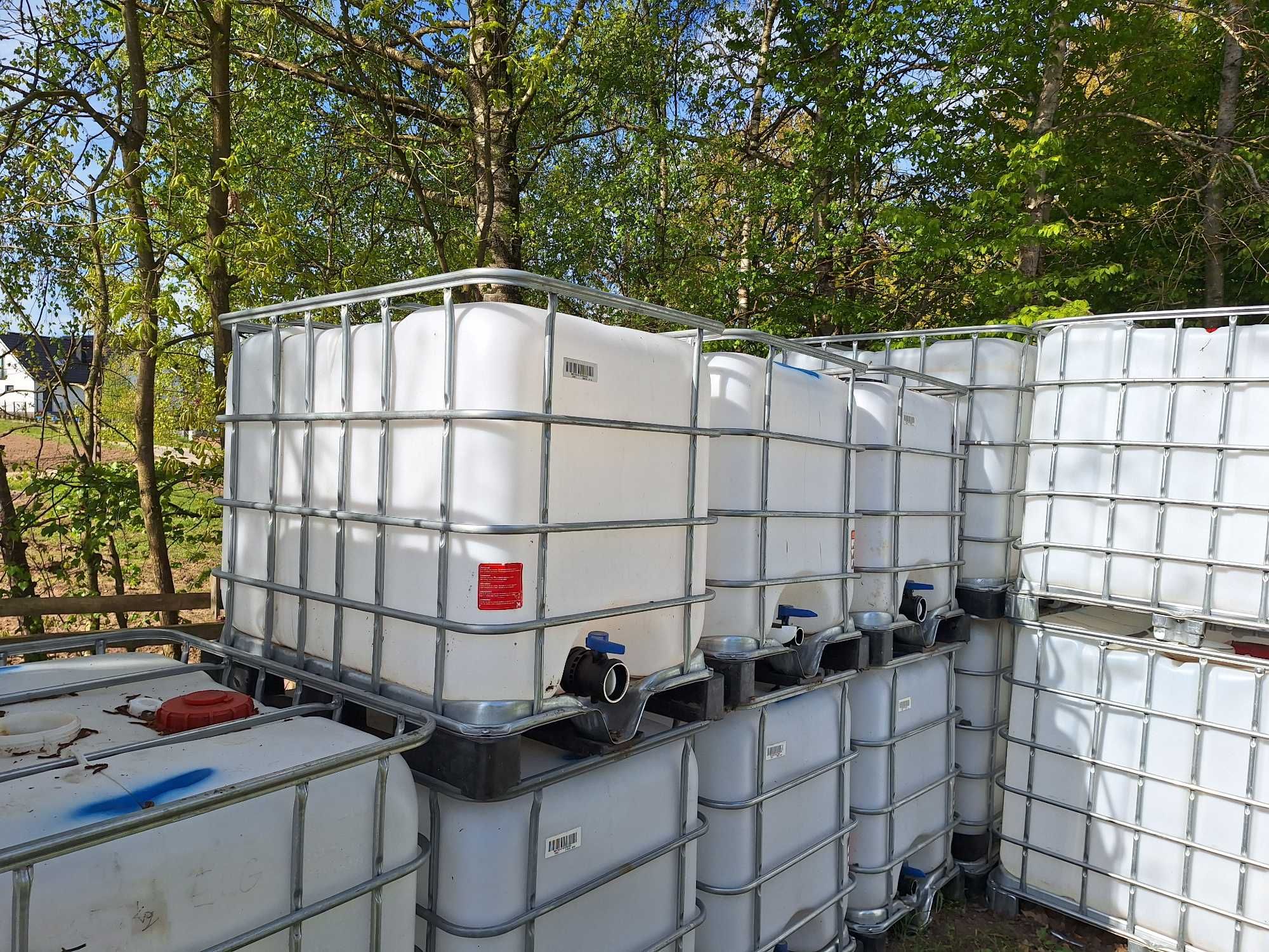 Zbiornik 600 litrów, paleto-pojemnik 600 litrów MAUZER (po spożywce)