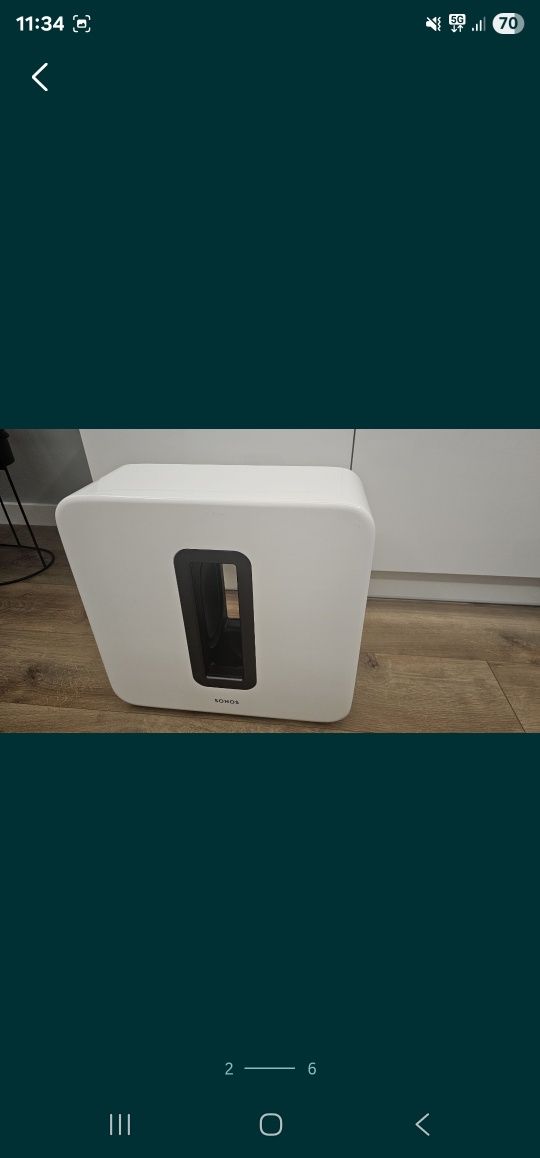 Subwoofer Sonos SUB GEN. 2 Jak Nowy