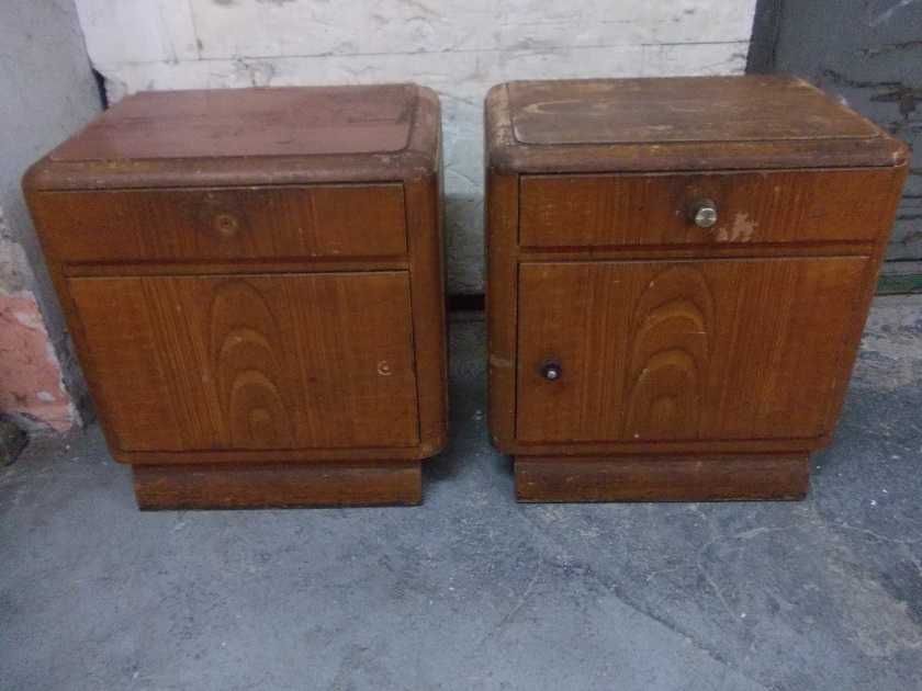 Stare szafki nocne art deco