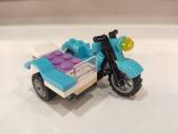 Lego 85983c01 motocykl z przyczepką medium azure