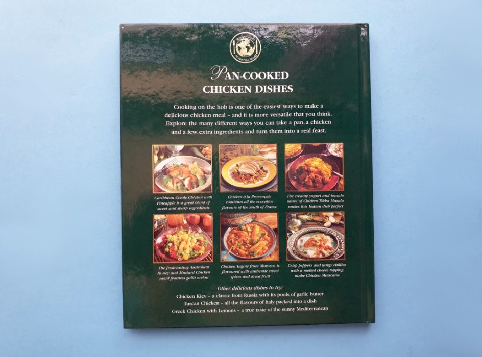 Livro "Pan-Cooked Chicken Dishes - Recipes from Around the World"