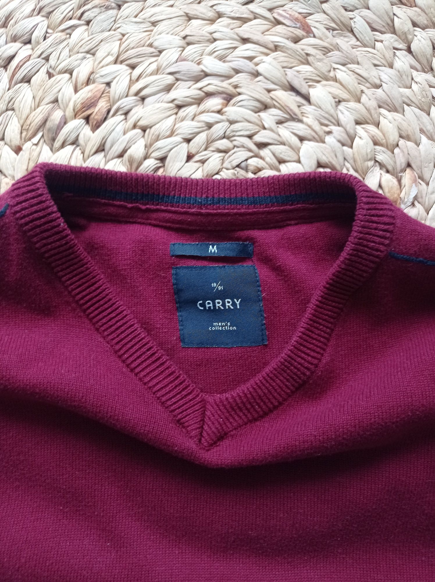 Czerwony sweter męski Carry M