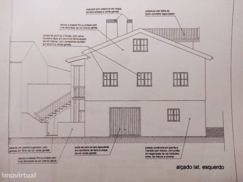 Casa com grande área em fase de acabamento