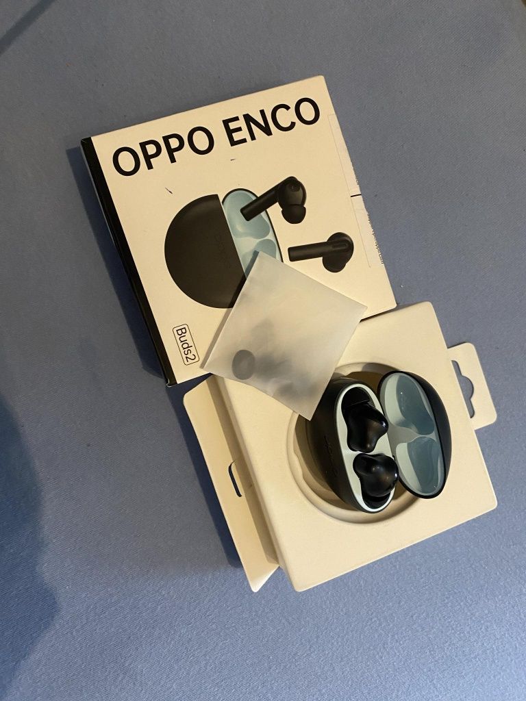 Zestaw słuchawkowy OPPO Enco Buds2 W14 Czarny/Black