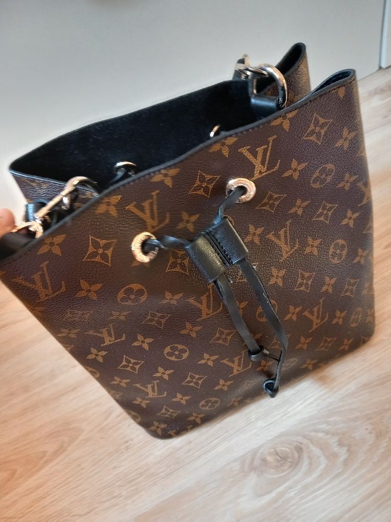 Louis vuitton canvas monogram torebka worek