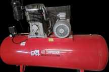Kompresor Tłokowy Sprężarka 1400 L/min 500 L 7,5 KW 400V Dostawa