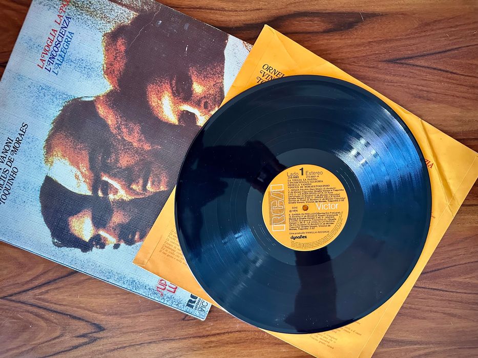 Disco vinil Ornella Vanoni , Vinicius de Moraes Toquinho