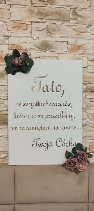 Tablica ślubna hit sezonu