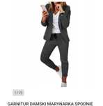 Garnitur damski marynarka ze spodniami