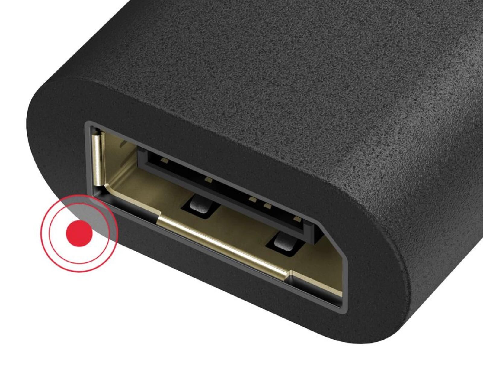 Hama Adapter 2 X Gniazdo Display Port 4K