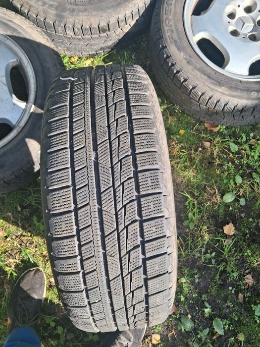 Koła mercedes w210 5x112 z oponami zimowymi 215/55r16