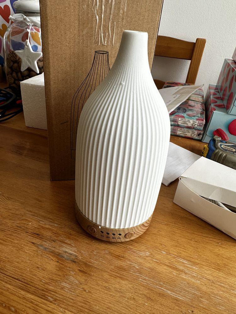 Dyfuzor zapachowy, biały ceramiczny dyfuzor do olejków eterycznych,