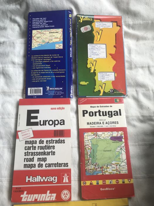 Mapas antigos (Europa, Portugal, Espanha, França)