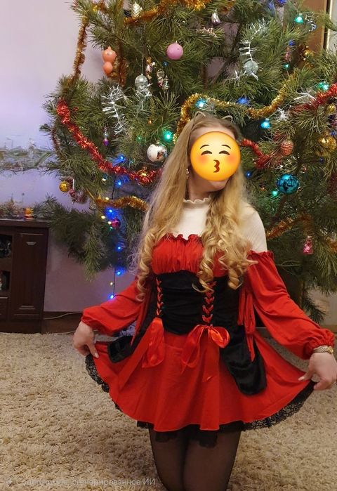Новорічний костюм Червоної шапочки