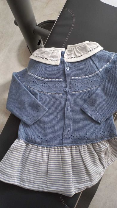 Vestido azul Dr kids 6 meses