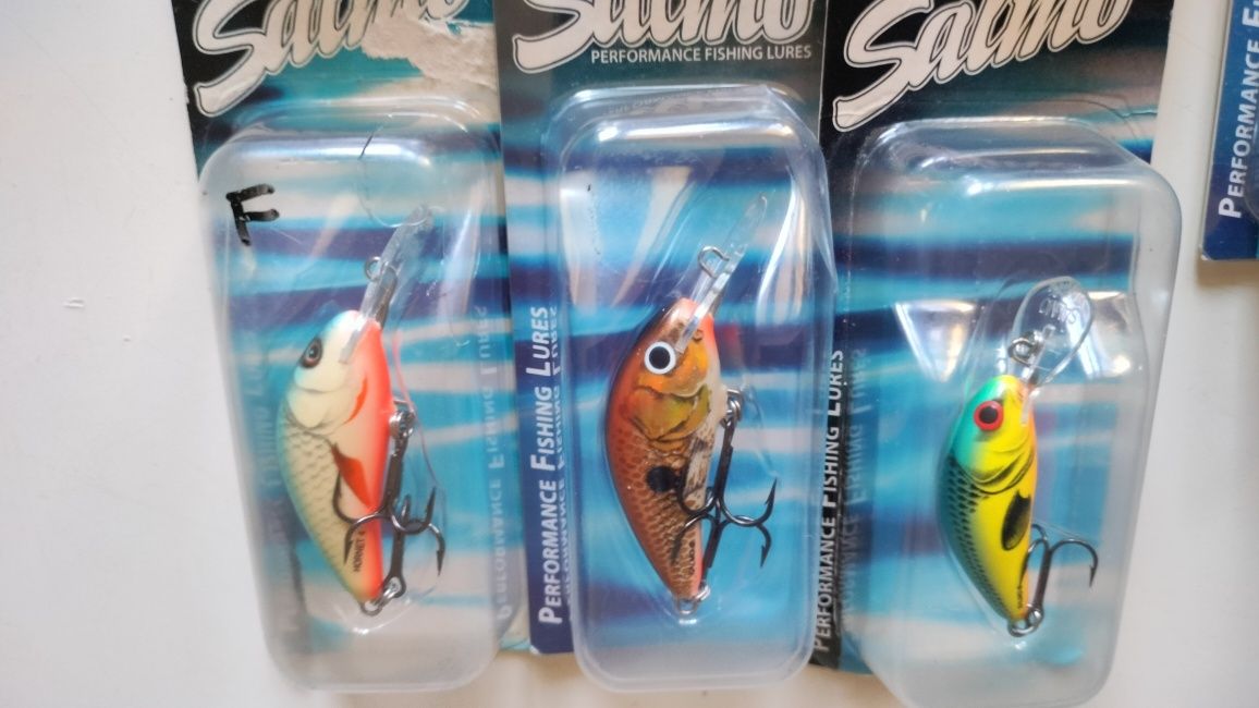 7 x Salmo hornet sparky rattlin slider nowe woblery